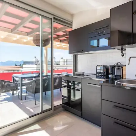 Apartment Centrally Located Flat With Sea View Terrasse Cannes